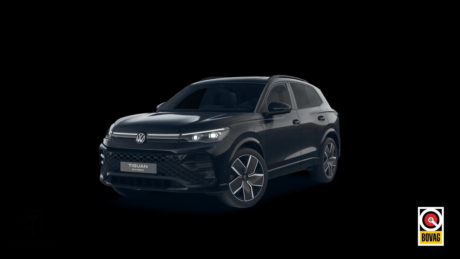 Volkswagen Tiguan 1.5 eHybrid R-Line 272PK | Full Options |, Auto's, Automaat, Zwart, 36 g/km, Hybride Elektrisch/Benzine