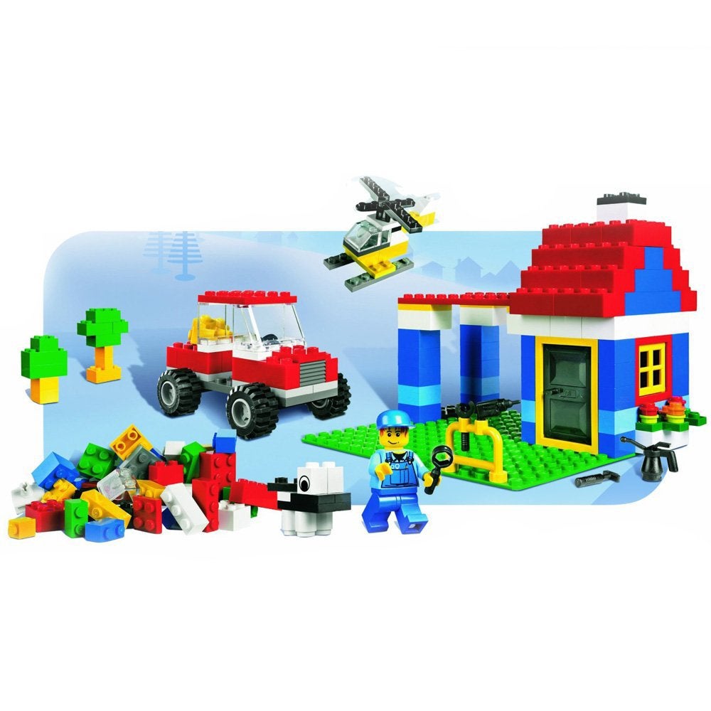 LEGO 6166 Classic Blauwe Opbergbox–Compleet met Boekje, Enlèvement, Comme neuf, Complet, Lego