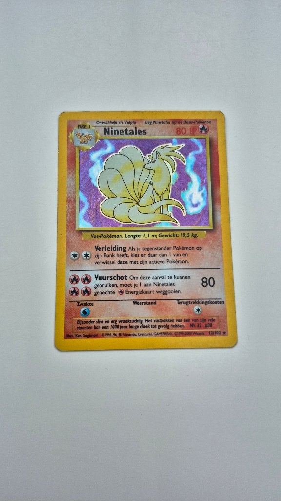 Pokemon kaart base set NL, Hobby en Vrije tijd, Verzamelkaartspellen | Pokémon, Ophalen of Verzenden, Gebruikt, Losse kaart