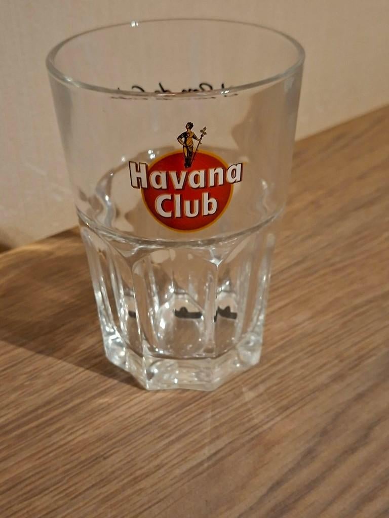 Origineel Havana Club Rumglas, Verzamelen, Glas en Drinkglazen, Zo goed als nieuw, Borrel- of Shotglas, Ophalen of Verzenden