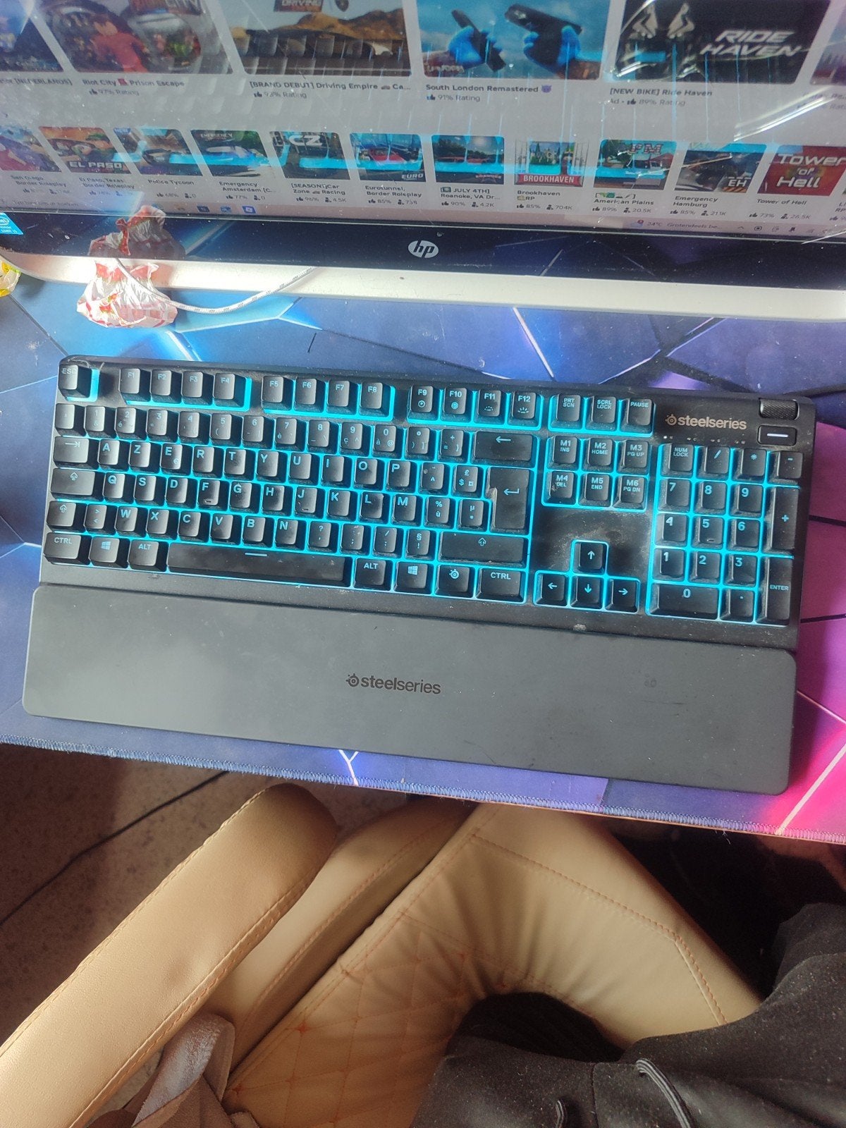 Toetsenbord steelseries, Computers en Software, Toetsenborden, Ophalen, Draadloze ontvanger, Overige indelingen, Steelseries