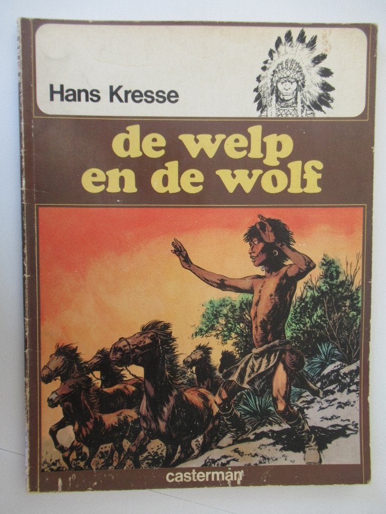 indianen reeks..nr.6...de welp en de wolf..........1st, Ophalen of Verzenden, Gelezen