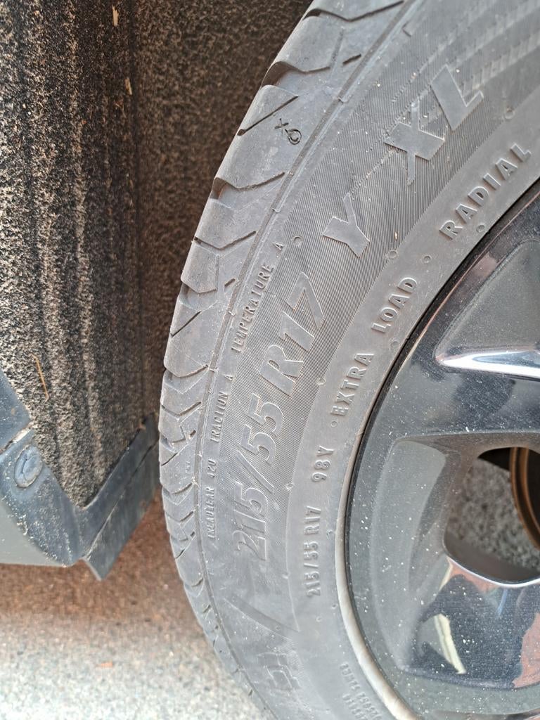 4x autobanden 17 inch, Ophalen