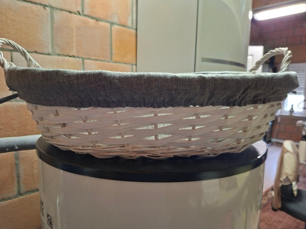 NIEUWE grote ovale mand, gevoerd, Gevlochten, Mand, Nieuw, Ophalen of Verzenden