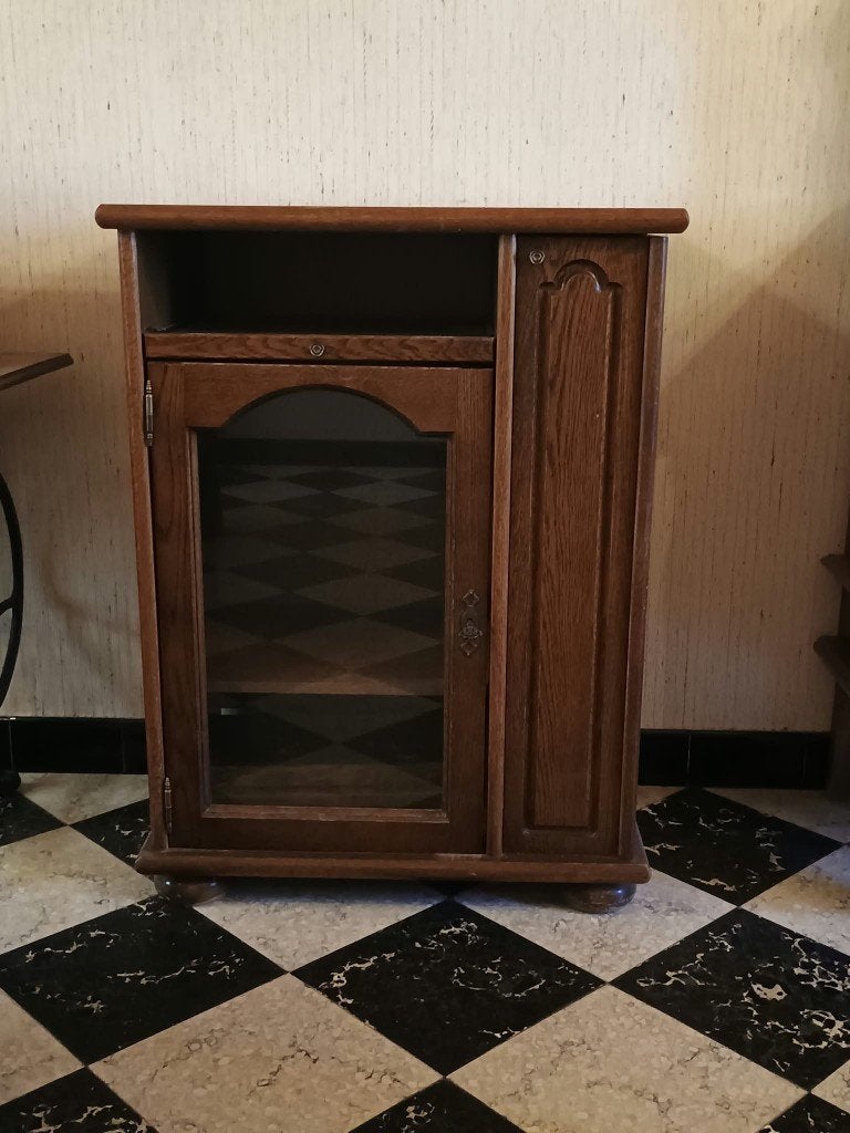 Meuble tv/radio et range CD, Maison & Meubles, 25 à 50 cm, Enlèvement, Utilisé, 50 à 100 cm