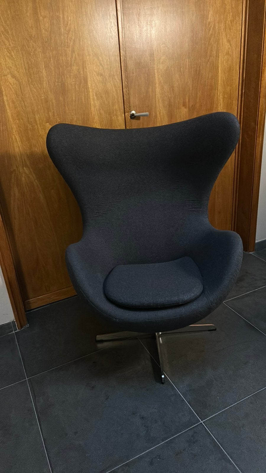 Design zetel naar model van Fritz Hansen, Ophalen, Gebruikt, Stof