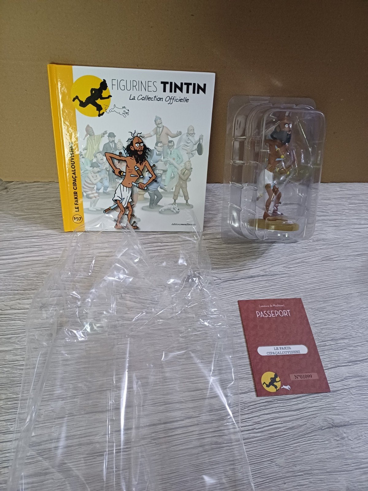 Figurine Le Fakir Cipaçalouvishni 107 Tintin, Enlèvement ou Envoi, Tintin, Comme neuf, Statue ou Figurine