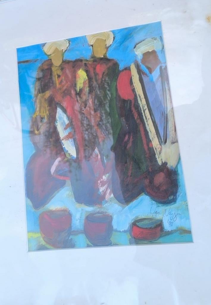 Mini-schilderij van Marijke Van Neygen, Antiek en Kunst, Ophalen