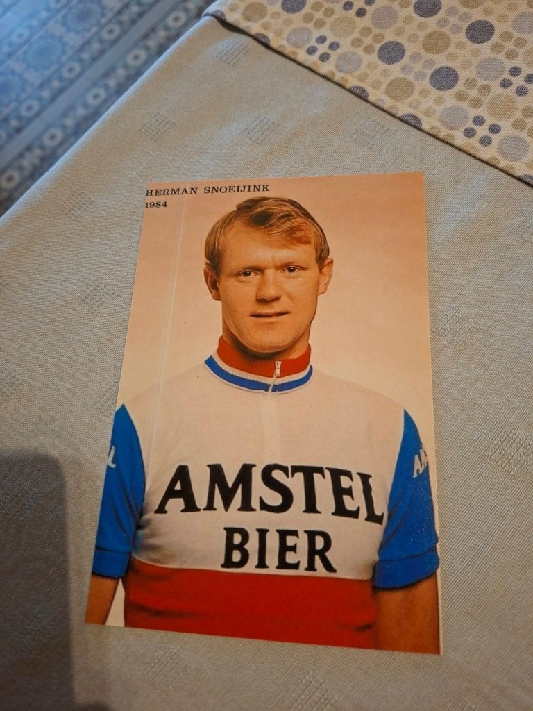 Foto (Repro) Herman Snoeijink / Amstel Bier 1984, Verzamelen, Ophalen of Verzenden, Zo goed als nieuw, Poster, Plaatje of Sticker