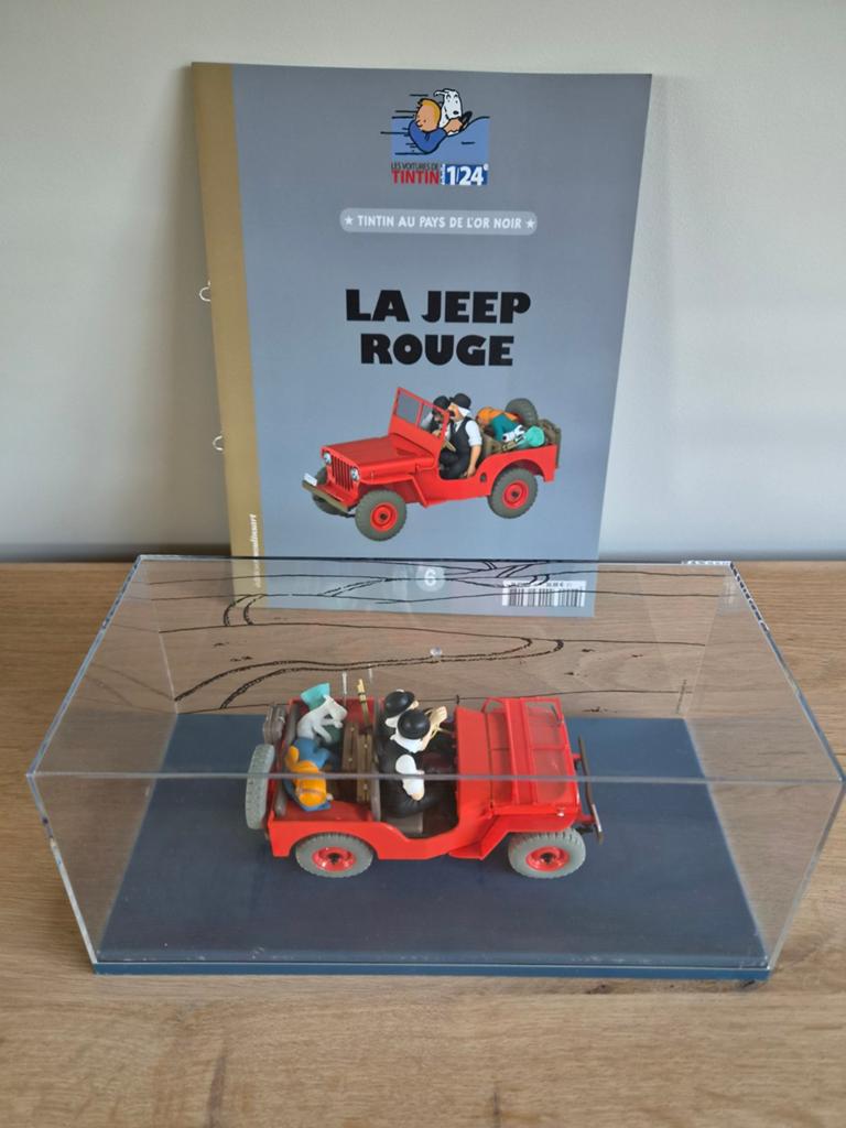 Kuifje auto nr.6 schaal 1:24 uit Kuifje en het Zwarte Goud, Hobby en Vrije tijd, Modelauto's | 1:5 tot 1:12, Ophalen of Verzenden