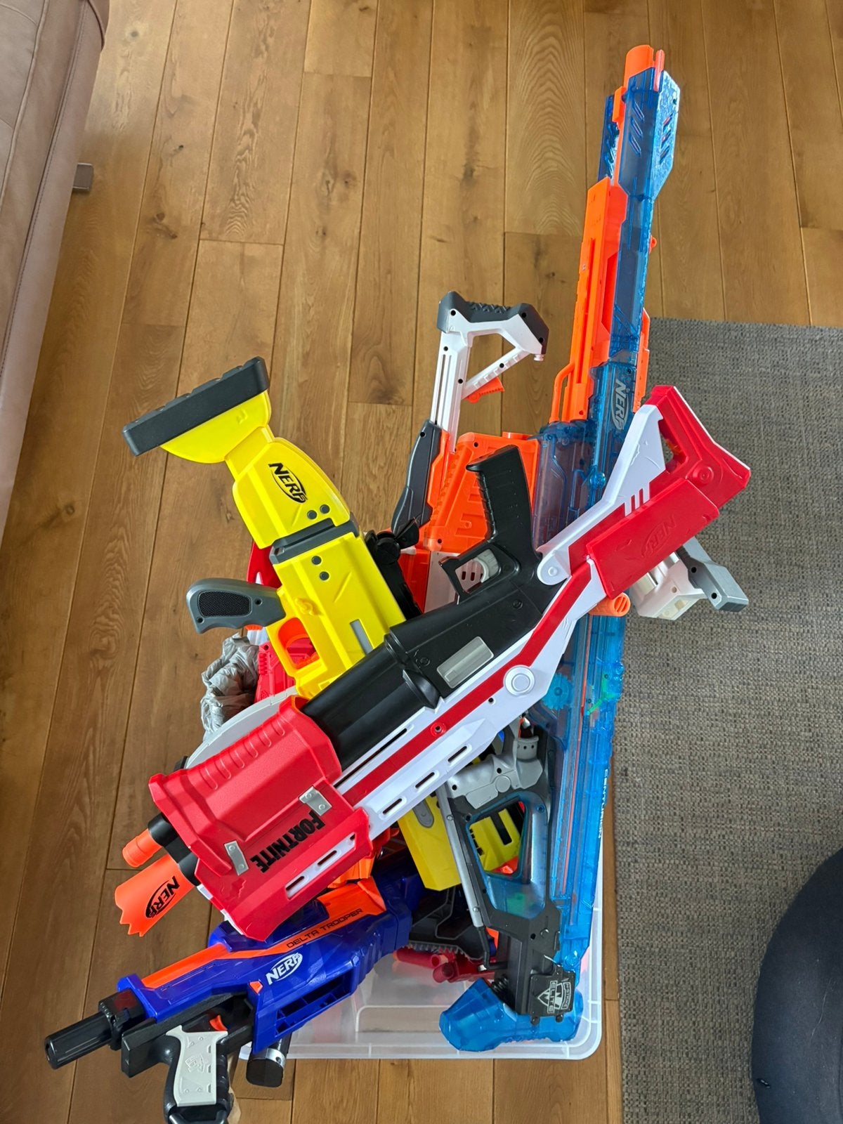 Nerf geweren pakket, Ophalen, Gebruikt