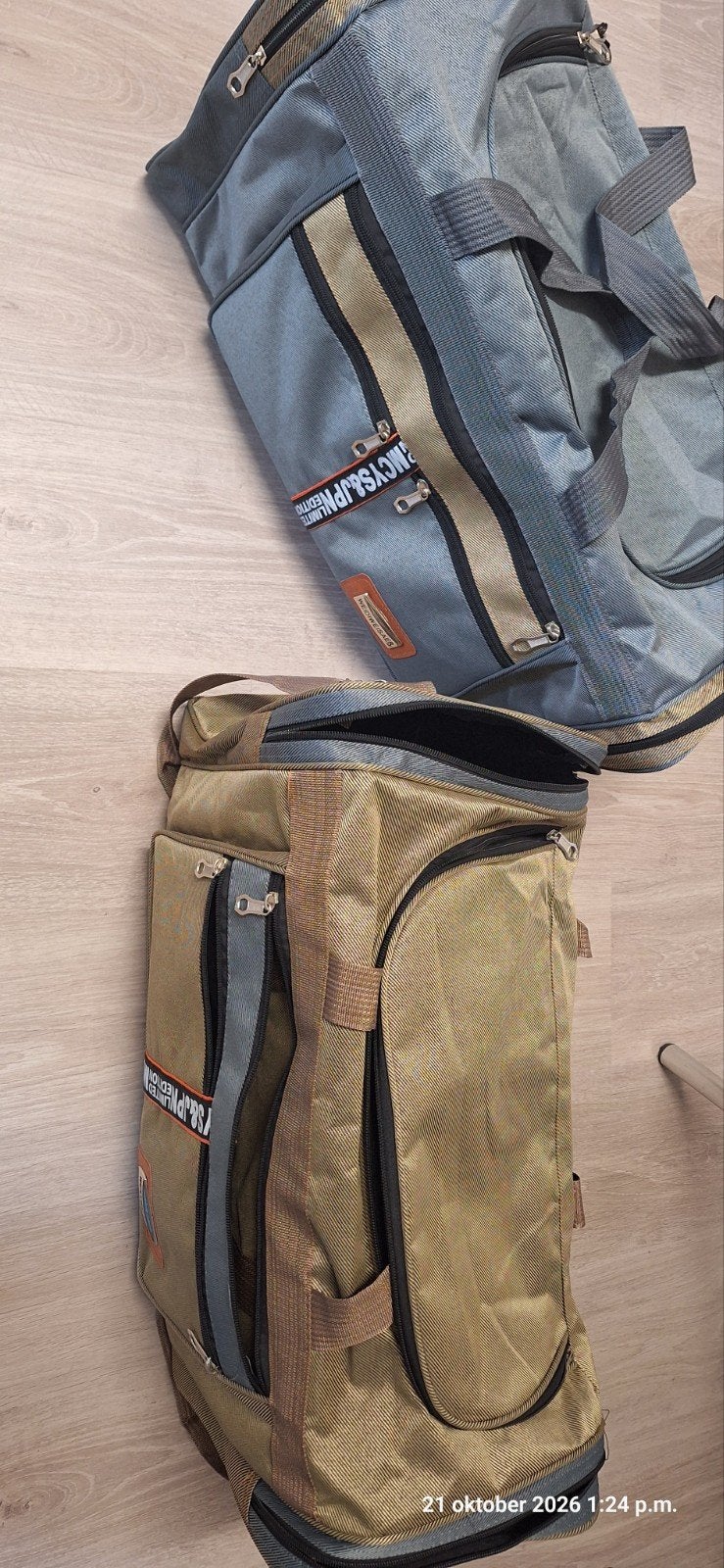 Sport/reistassen 52x25x30cm nieuw 2st voor 8€, Ophalen, 40 tot 60 cm, 20 tot 30 cm, Groen