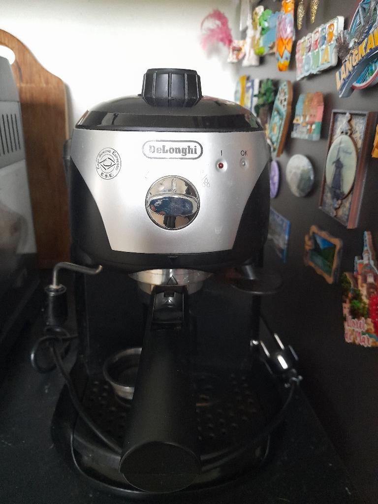 Cafetière expresso, Ophalen, Koffiemachine, Gemalen koffie, Zo goed als nieuw