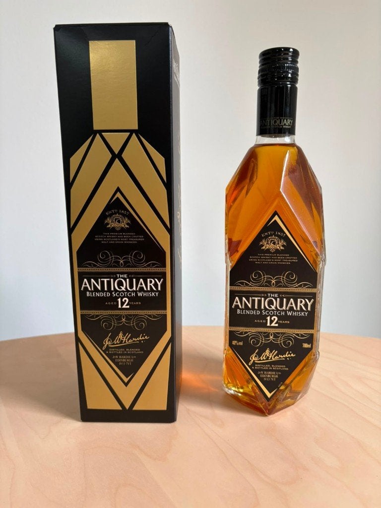 The Antiquary 12 ans – Blended Scotch Whisky 70cl – neuf, Verzamelen, Wijnen, Ophalen, Overige gebieden, Overige typen, Nieuw