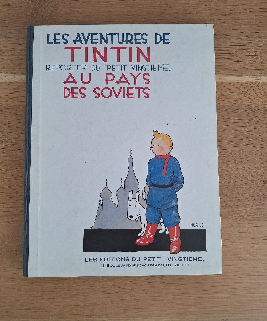 Tintin au pays des soviets 1981, Une BD, Comme neuf, Enlèvement, HERGE