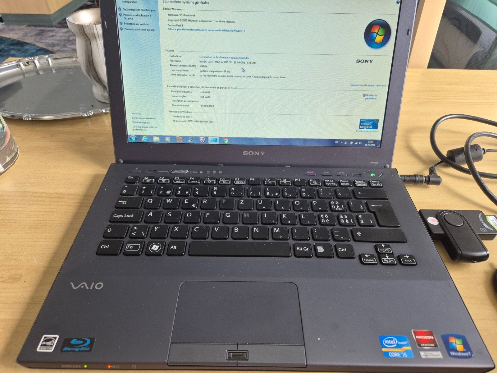 Ordinateur portable PC Sony, Informatique & Logiciels, Enlèvement ou Envoi