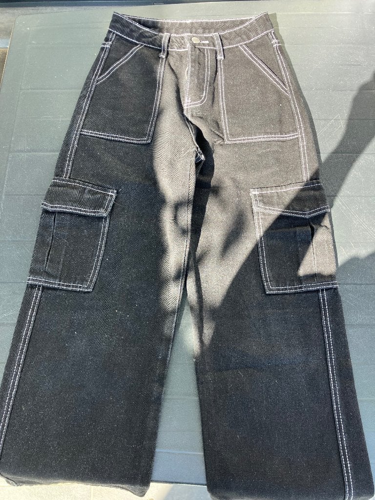 Jeansbroek wide 146, Ophalen of Verzenden, Gebruikt, Meisje, Broek