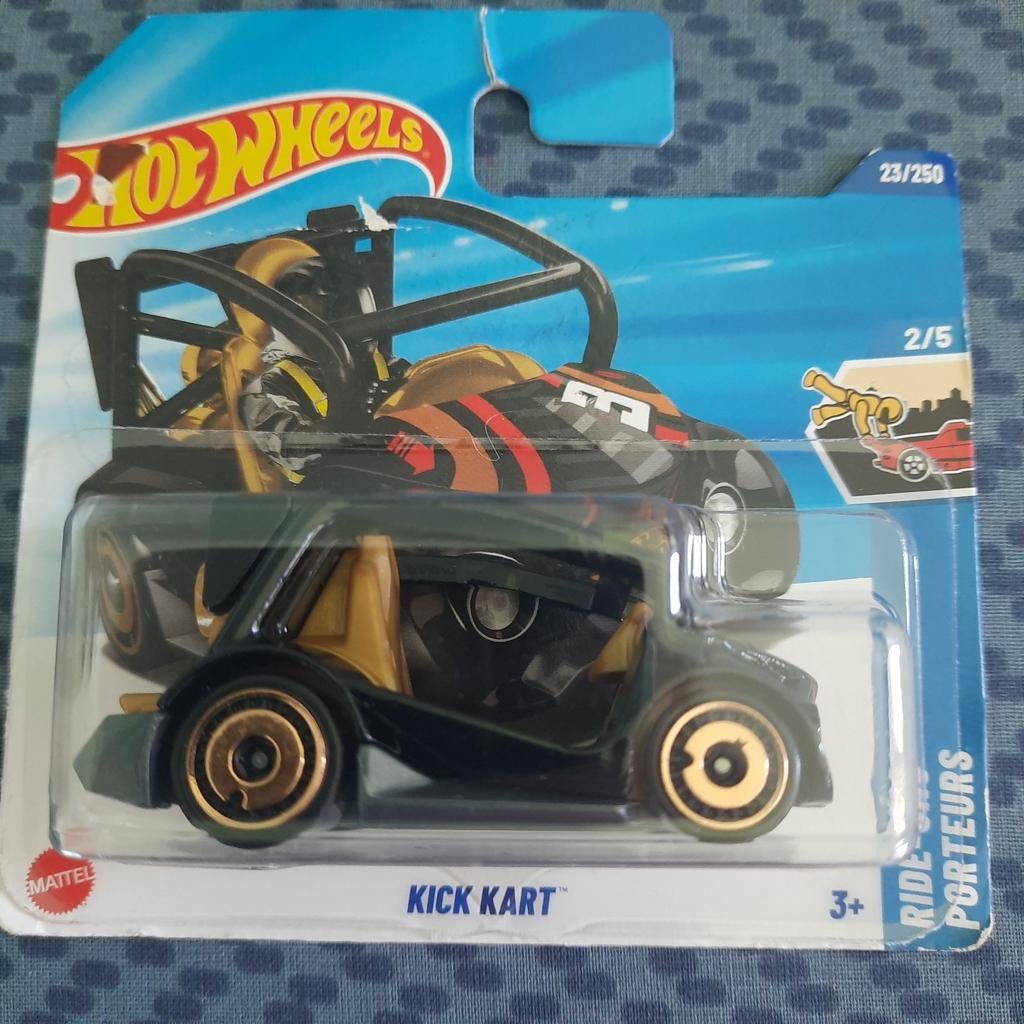 HOT WHEELS 1/64 RIDE-ONS : KICK KART *N 23/250*SCELLÉ*NEUF*, Enlèvement, Neuf, Autres types, Autres marques