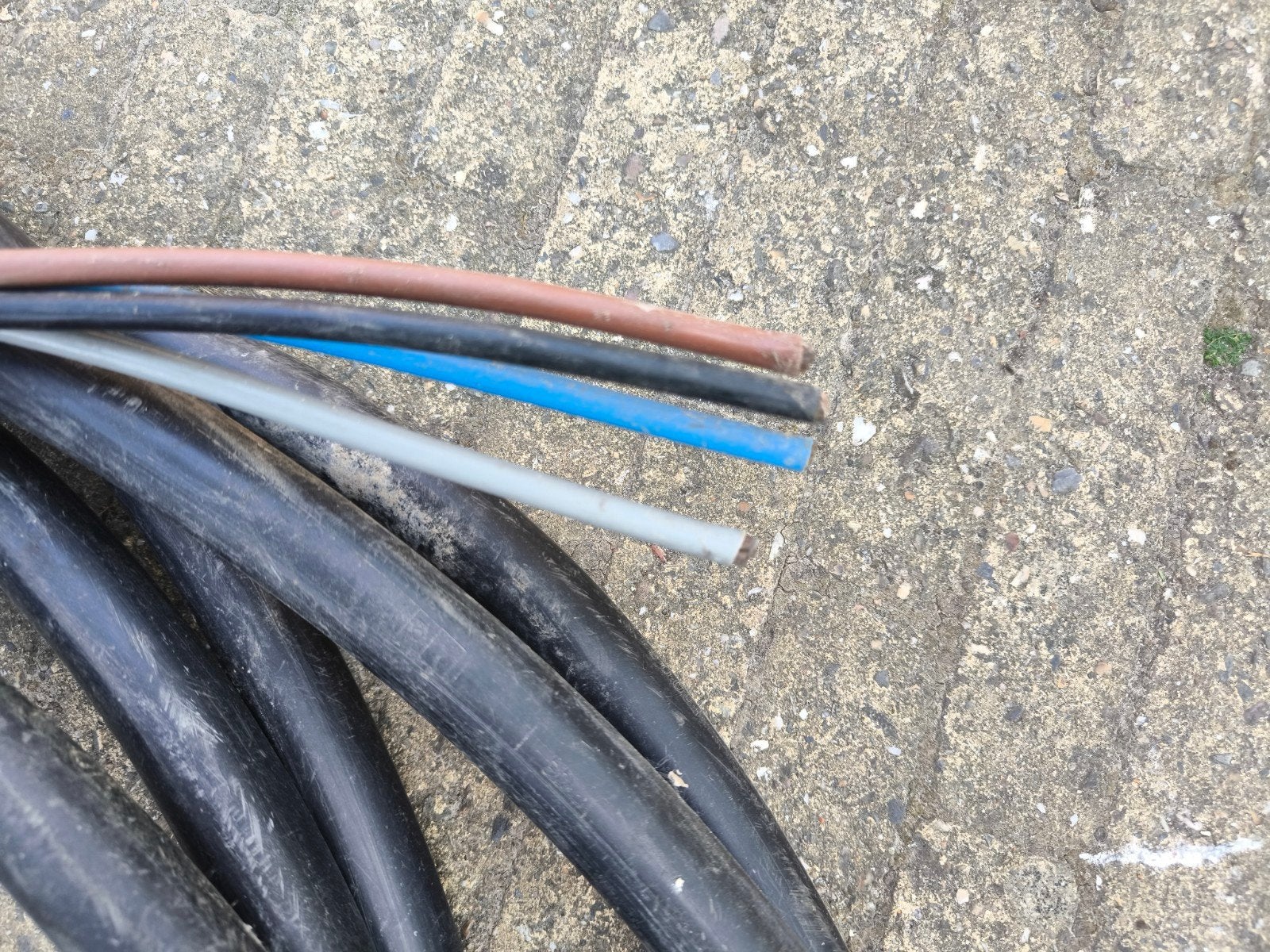 exvb kabel 4x25mm2 (12 meter), Enlèvement, Comme neuf, Câble ou Fil électrique