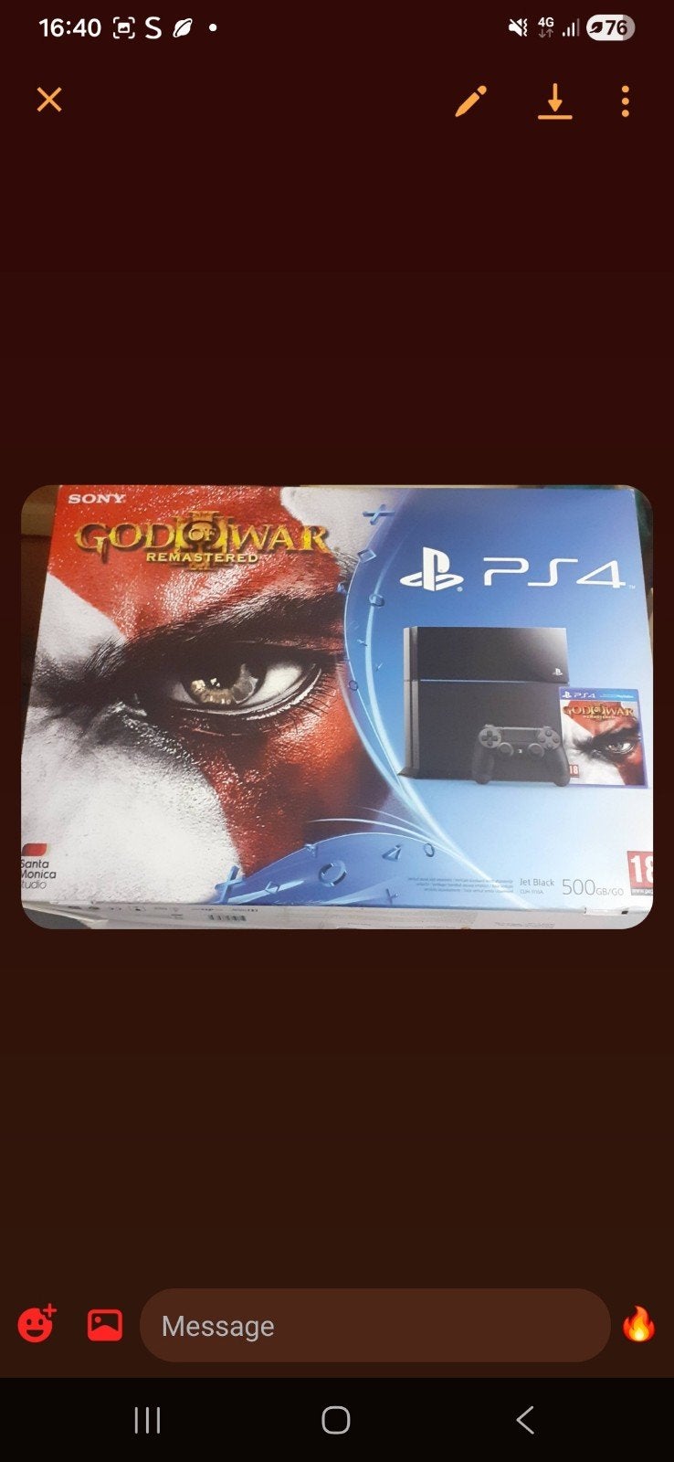 Ps4 avec un jeu sous scellée, Enlèvement ou Envoi, Neuf, Combat, À partir de 18 ans