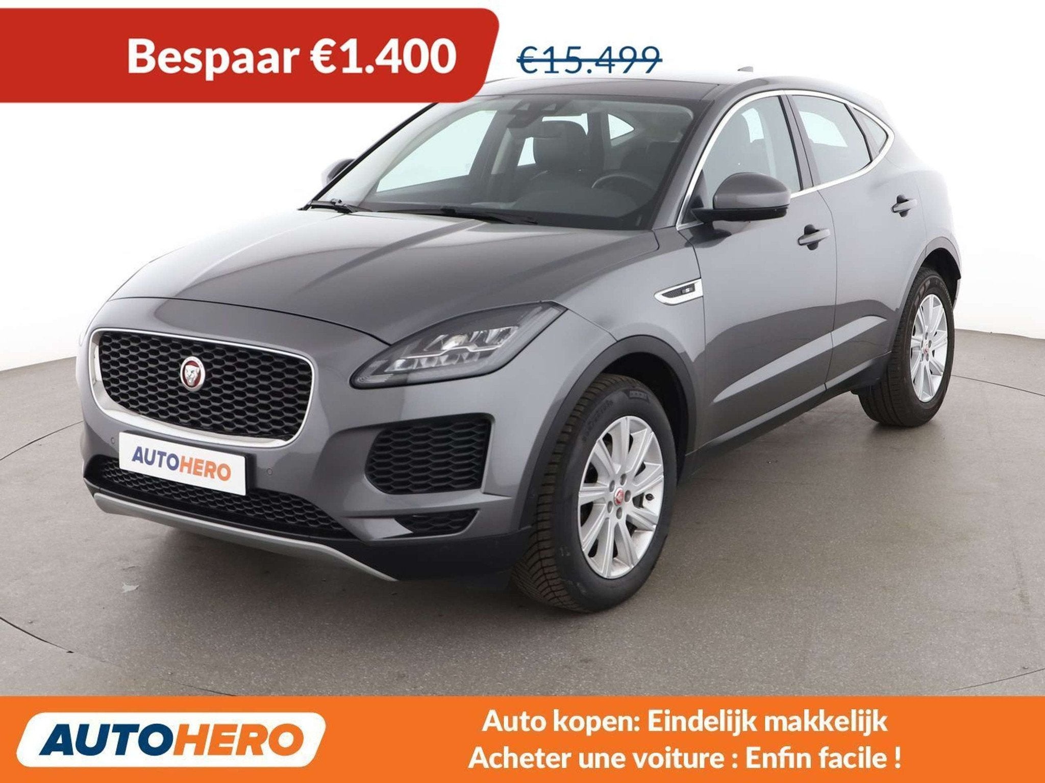 Jaguar E-Pace D150 S AWD (année de construction 2018), Autos, Cuir, Argent ou Gris, Achat, 110 kW