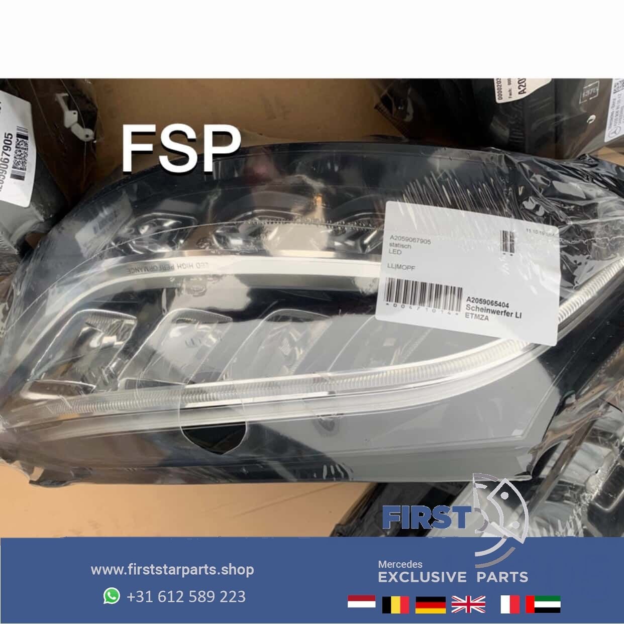 W205 FACELIFT LED Koplamp LINKS RECHTS Mercedes C Klasse Hig, -, -, -