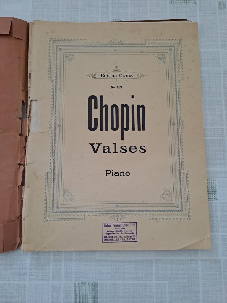 Partitions de Chopin's Valses, Musique & Instruments, Partitions, Piano, Enlèvement ou Envoi