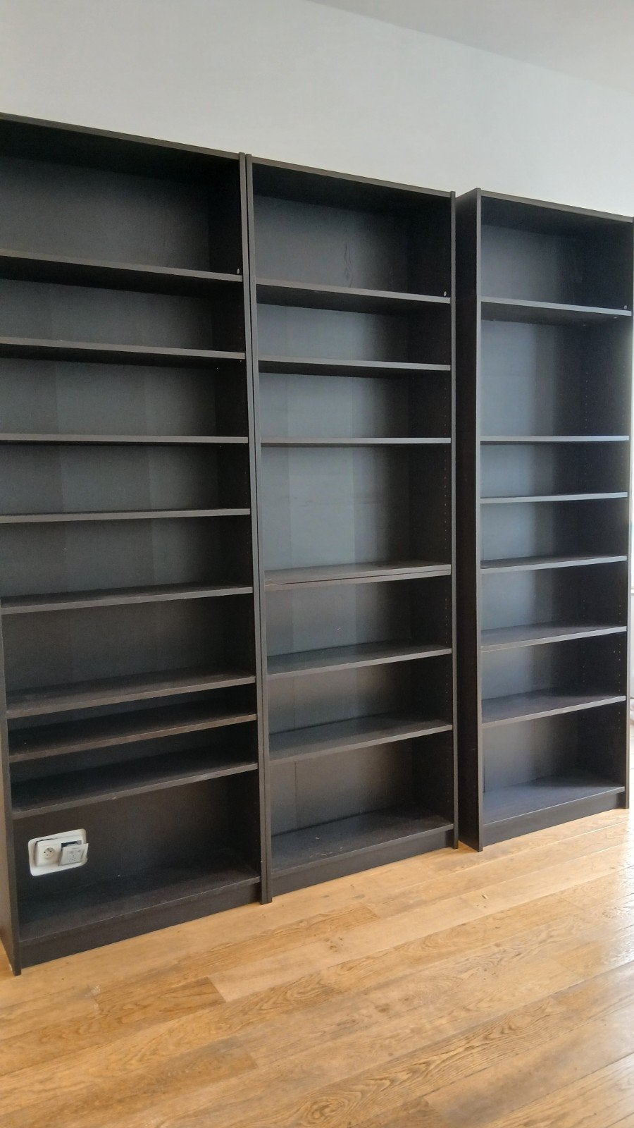 Étagères Billy ikea avec extension surmeuble noire, Maison & Meubles, Enlèvement