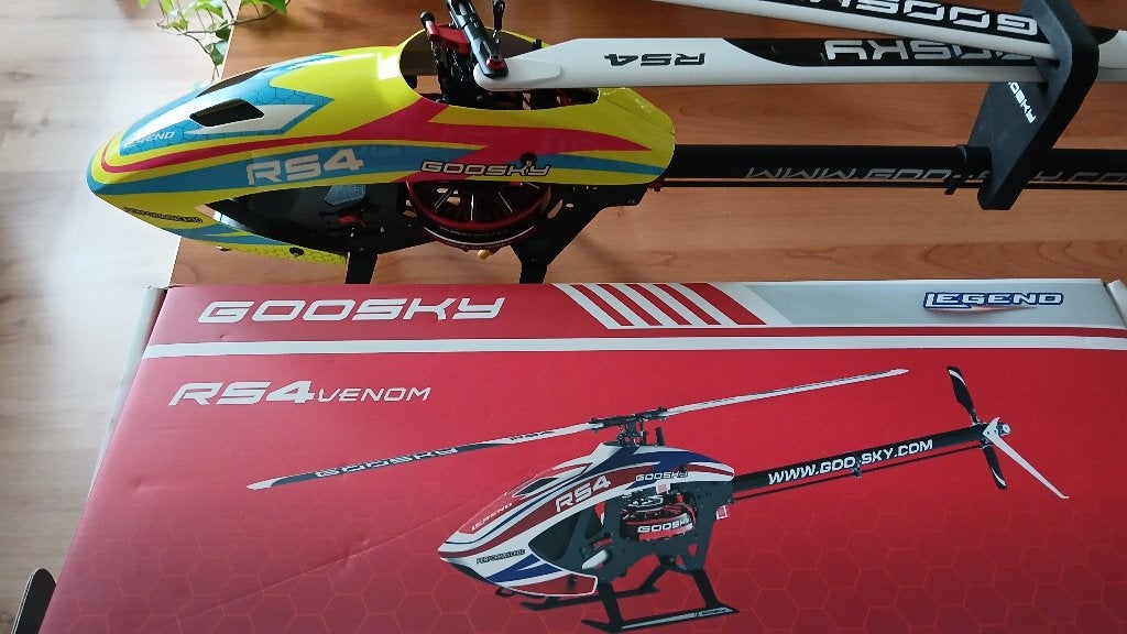 Goosky RS4 Venom 1st Gen 2023 Heli, Neuf, RTF (Ready to Fly), Enlèvement, Électro