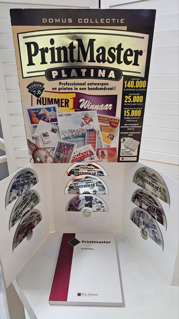 PrintMaster Platina 7.0 professioneel ontwerpen en printen., Ophalen of Verzenden