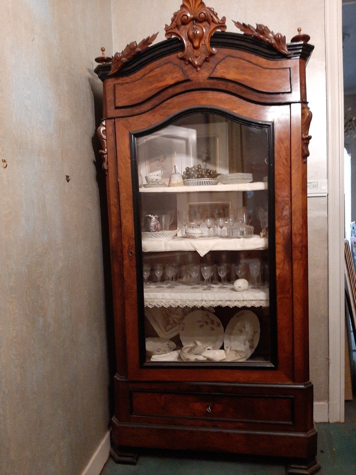 Buffet - Vaisselier, Maison & Meubles, Avec tablette(s), Louis Philippe, 100 à 150 cm, Enlèvement