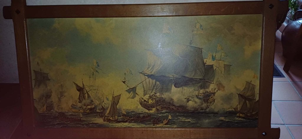 Tableau peinture, Enlèvement, Maritime / eau