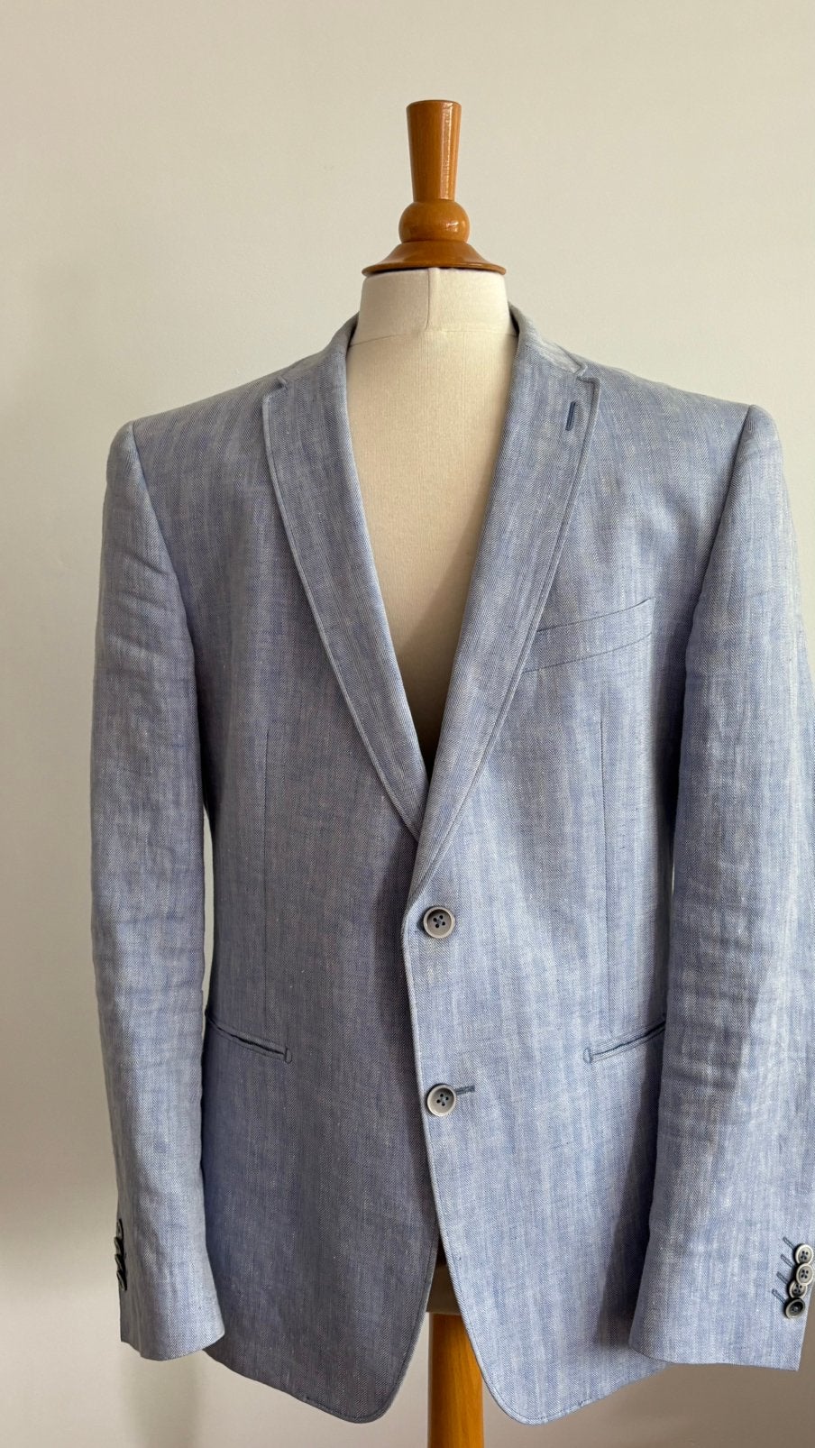 Vest prachtig licht blauw  (Large) merk The Society Shop!, Ophalen, Zo goed als nieuw, Blauw