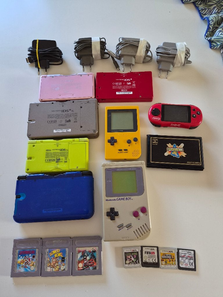 Lot Nintendo DS/Gameboy, Games en Spelcomputers, Ophalen, Gebruikt, Blauw, DS Lite