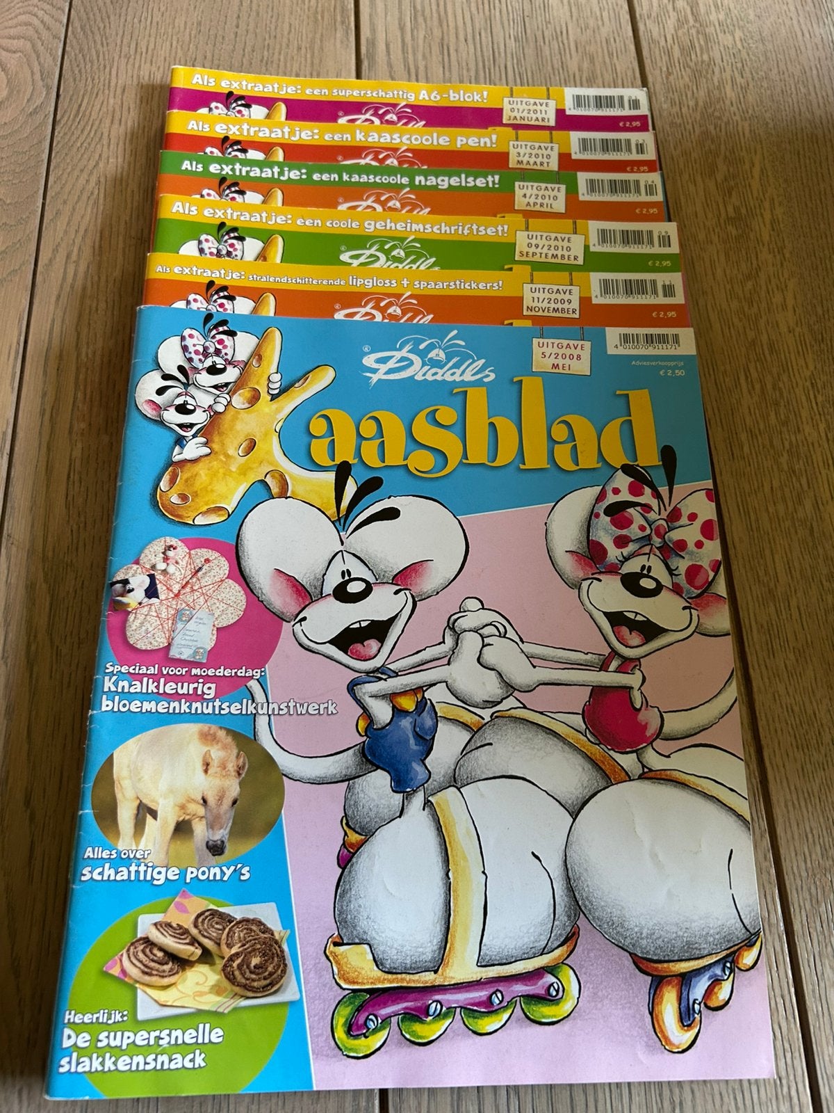 Kaasblad in zeer goede staat. 6 stuks, Enlèvement, Diddl, Comme neuf