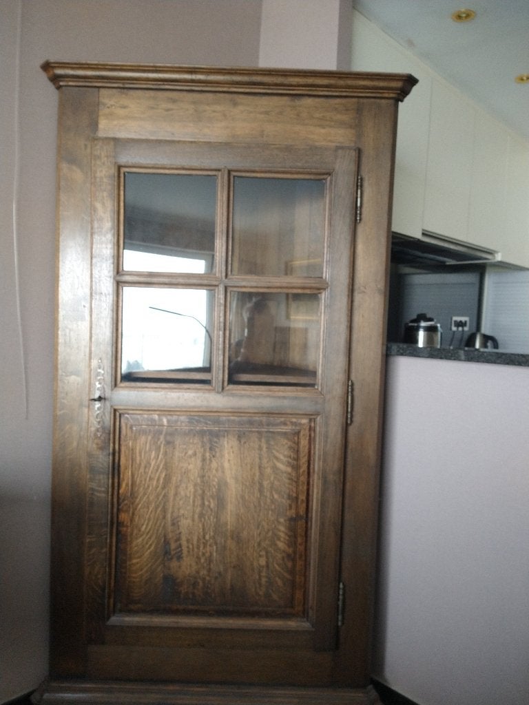 armoire d'angle ancienne, Enlèvement