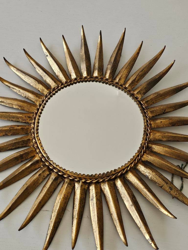 Vintage Zonnespiegel, Ophalen of Verzenden