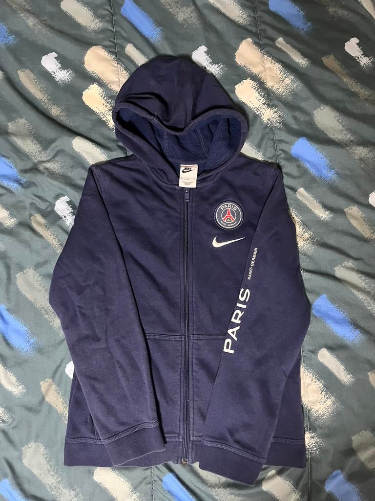 Veste à capuche PSG Nike bleue, Ophalen, Nieuw, Maat 46 (S) of kleiner, Blauw