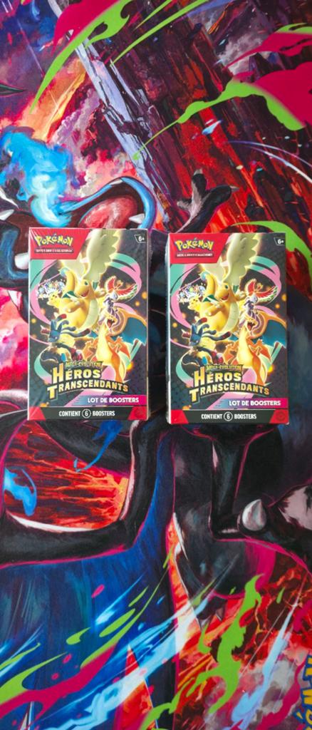 2x Pokémon Mega Evolution heros transcendants Bundle, Ophalen of Verzenden, Booster