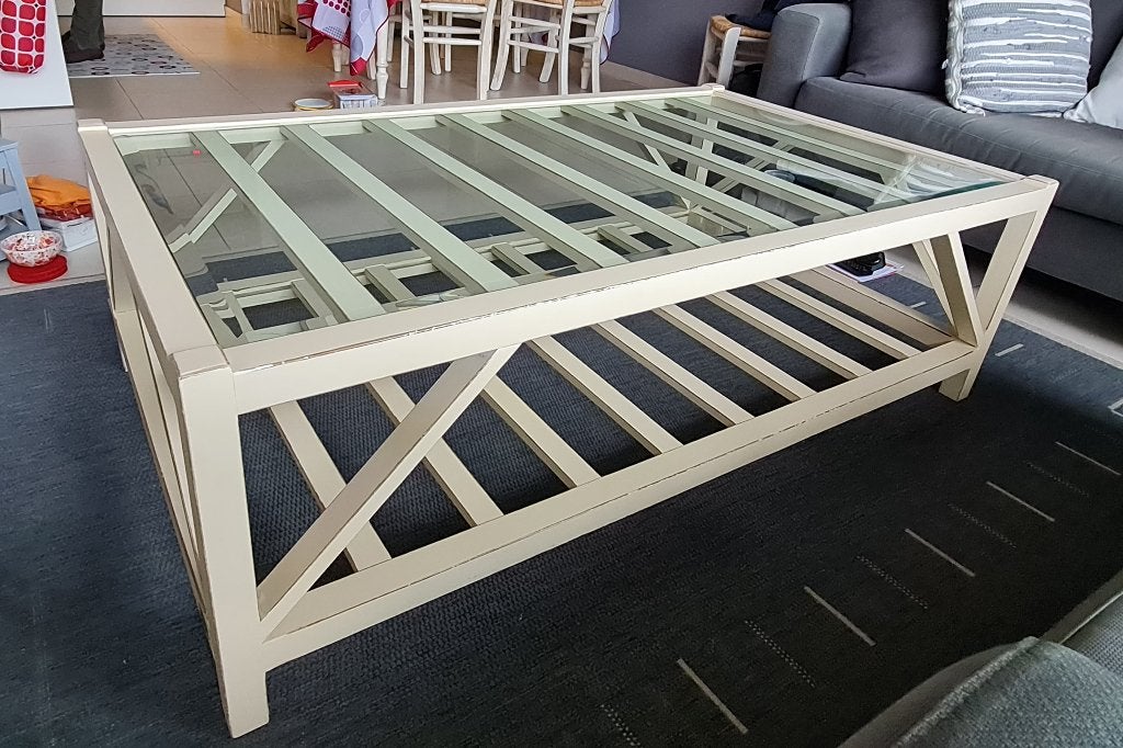 Table de salon, 100 à 150 cm, Moins de 50 cm, Comme neuf, Enlèvement