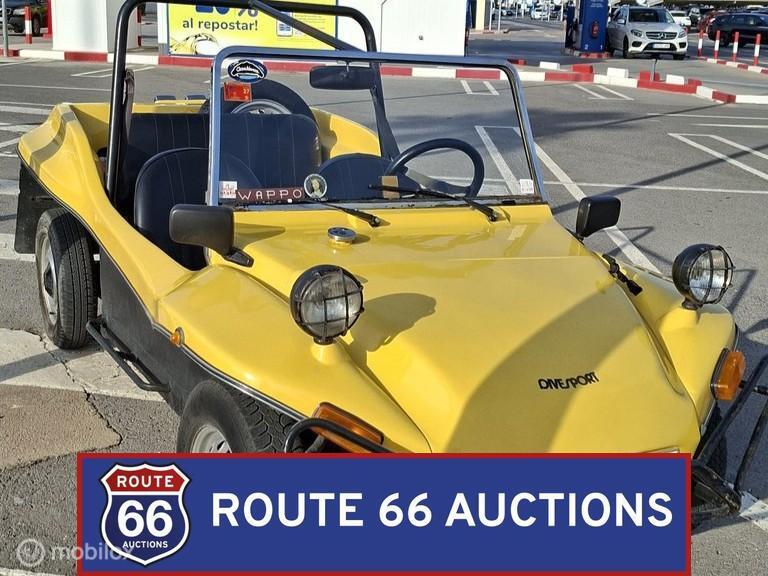 Seat 600 Buggy Divesport | 1973 | Route 66 Auctions, Zwart, Bedrijf, Handgeschakeld, Overige carrosserie