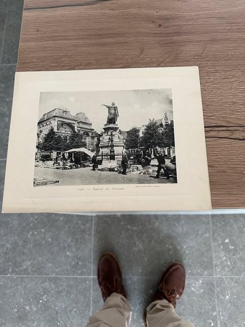 photo Grand marché de P. Jumpertz, Enlèvement ou Envoi, Neuf, Autres sujets/thèmes, Photo