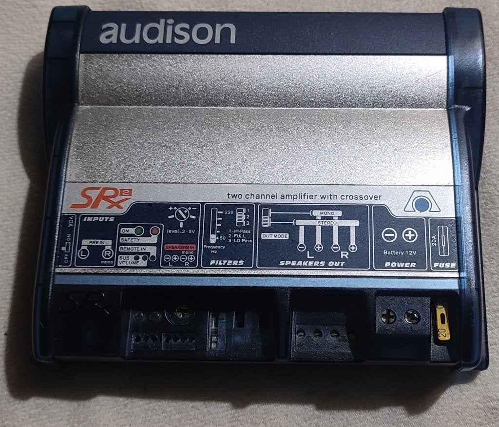 Car Amplifier AUDISON SRX 2, Auto diversen, Ophalen of Verzenden, Gebruikt