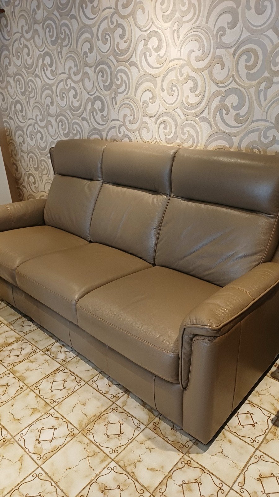 salon cuir, Maison & Meubles, Canapés | Salons, Enlèvement, Comme neuf, Cuir