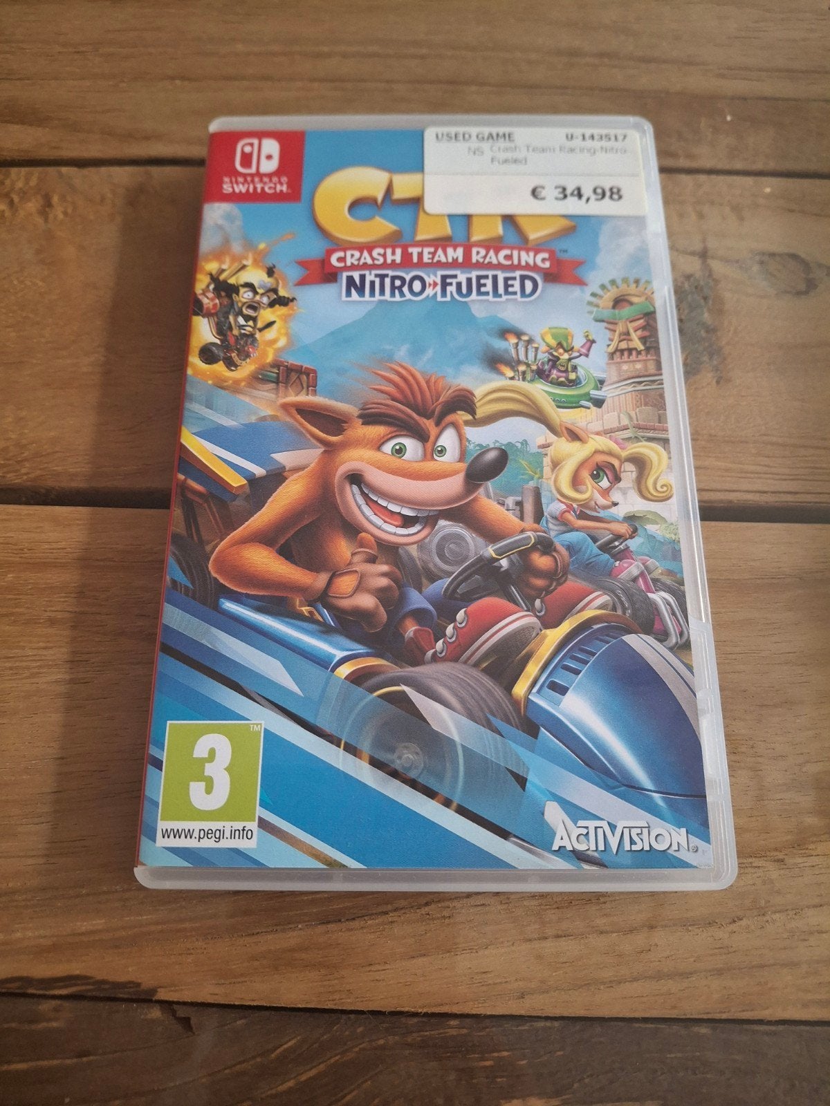 Nintendo Switch CTR Crash Team Racing, Games en Spelcomputers, Ophalen of Verzenden