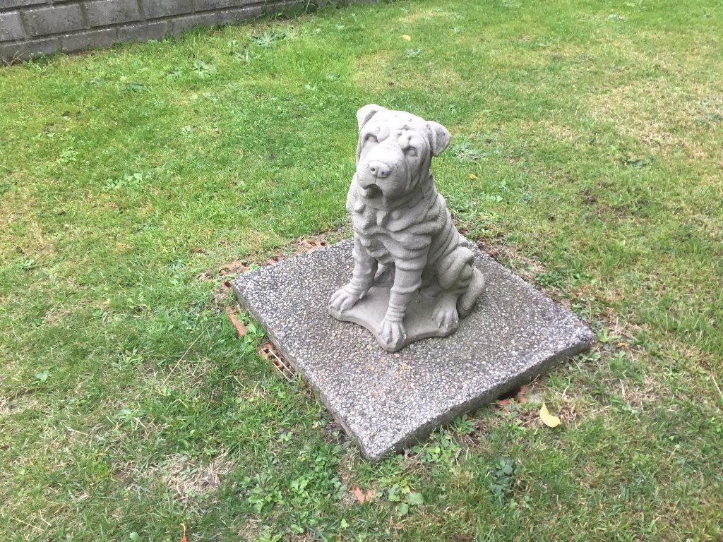 Hond in beton, Tuin en Terras, Ophalen, Beton