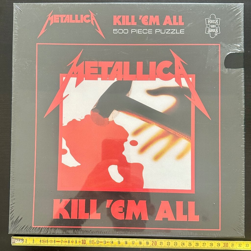 Metallica Puzzel Kill 'Em All 500 stukjes NIEUW VERZEGELD, Hobby en Vrije tijd, Ophalen of Verzenden, 500 t/m 1500 stukjes, Nieuw