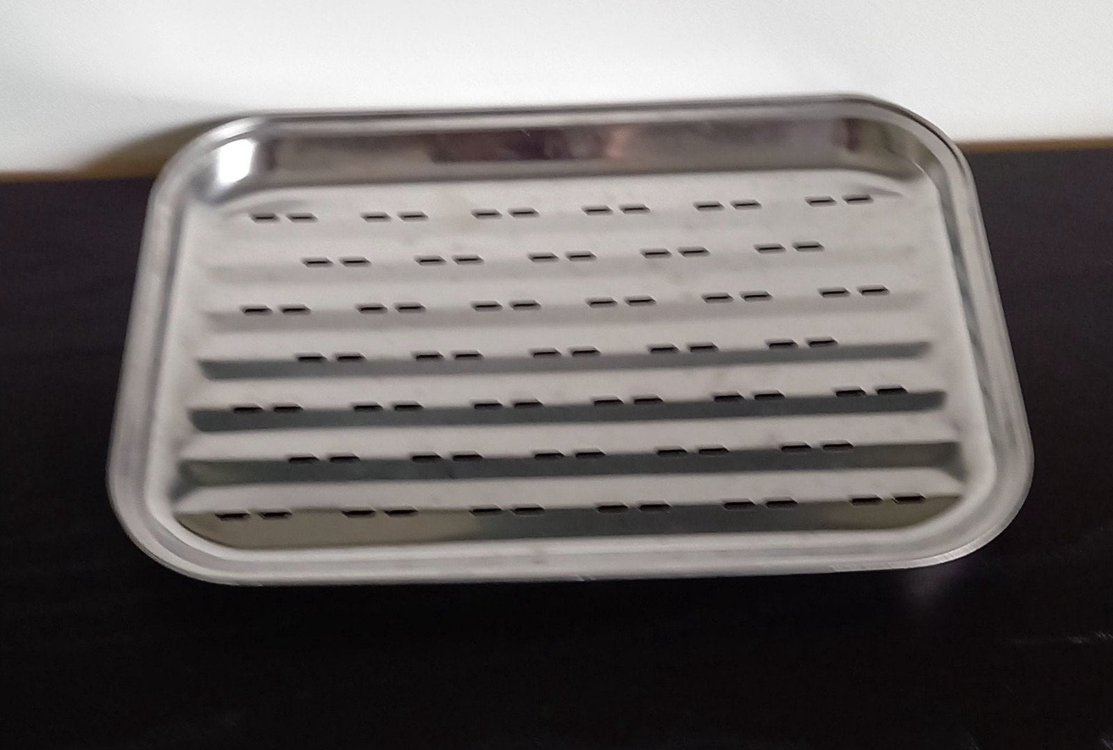 Inox barbecue schaal., Tuin en Terras, Ophalen, Zo goed als nieuw