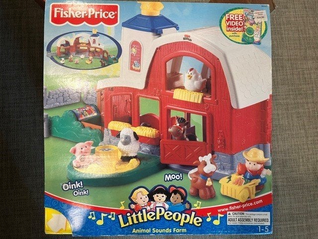 Fisher Price little people boerderij, Ophalen, Gebruikt, Speelset, Met geluid