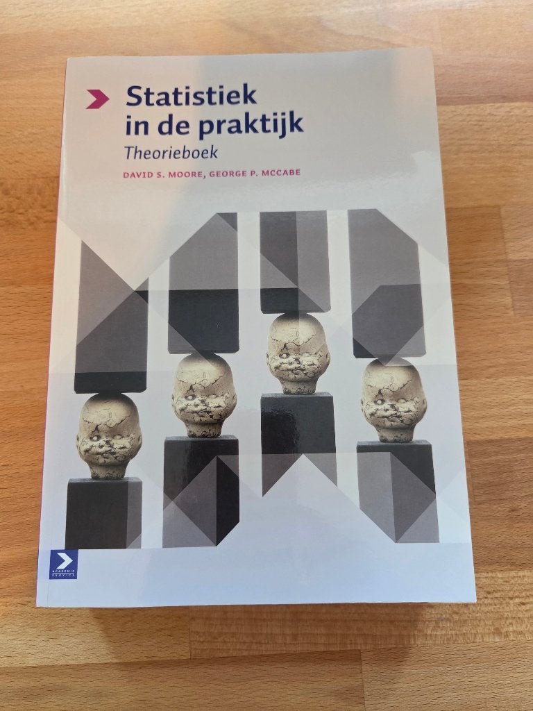 Statistiek in de praktijk Theorieboek, Enlèvement ou Envoi, Neuf, Enseignement supérieur, Diverse auteurs
